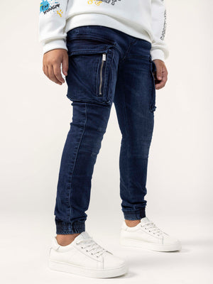 JOGG JEANS Dark Blue / 14