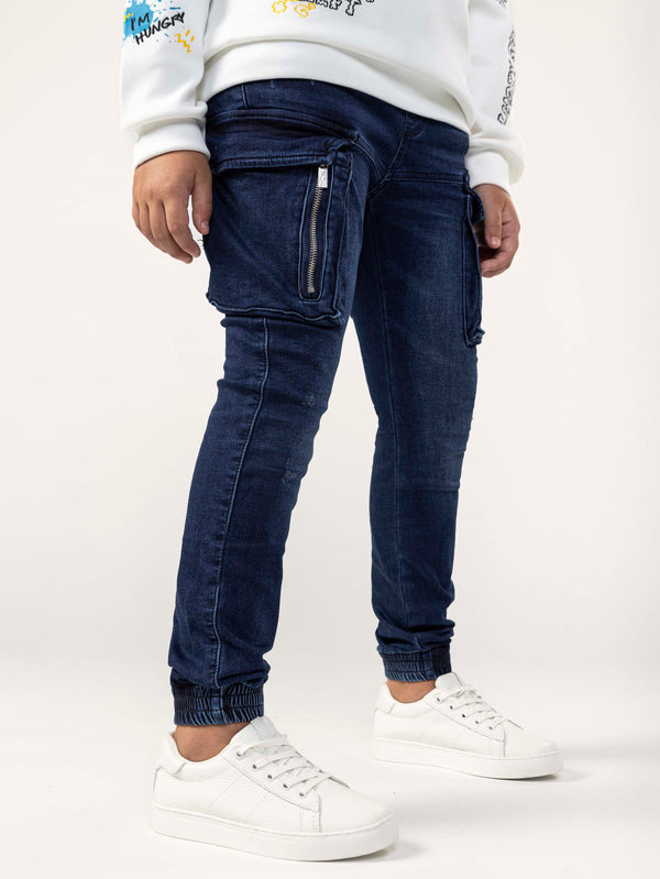 JOGG JEANS Dark Blue / 14
