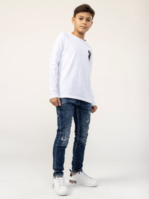 FASHION JEANS Dark Blue / 14