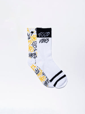 SOCKS Black / White / XS