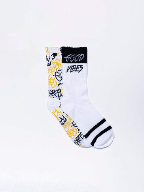 SOCKS Black / White / XS