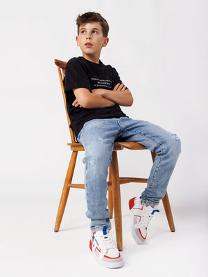 FASHION JEANS Washed Jeans / 14