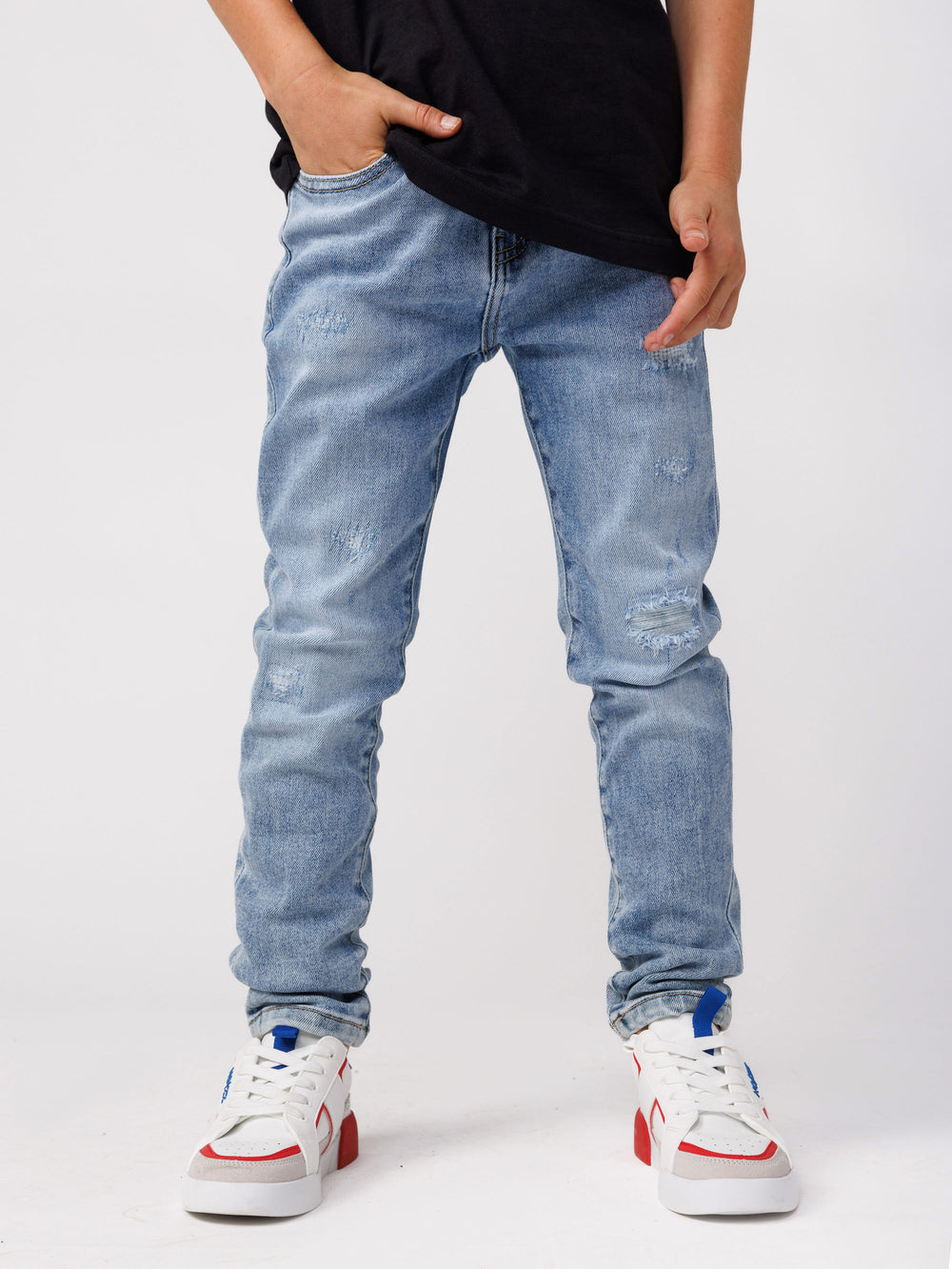 FASHION JEANS Washed Jeans / 14