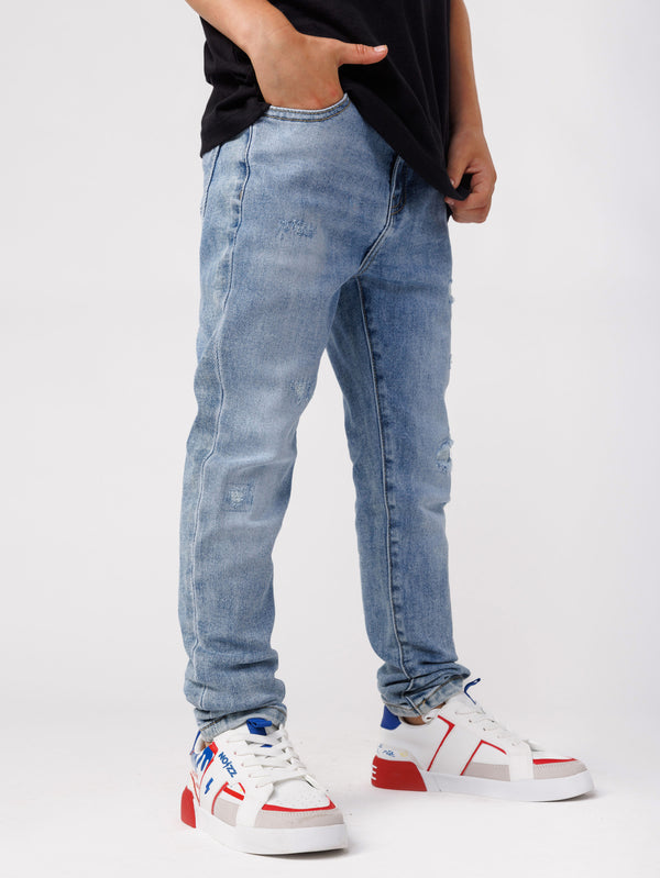 FASHION JEANS Washed Jeans / 14