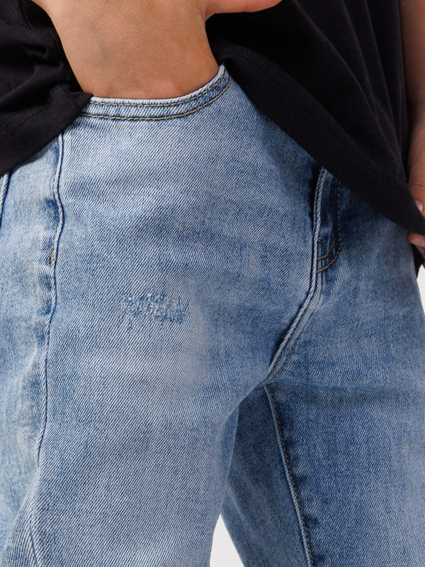 FASHION JEANS Washed Jeans / 14