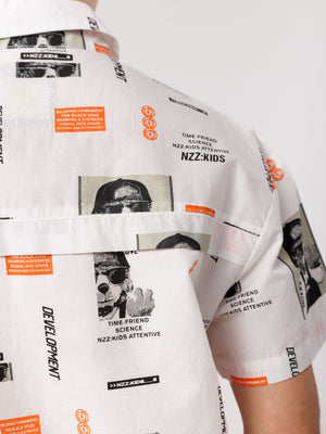SHORT BUTTONED SHIRT White / 14