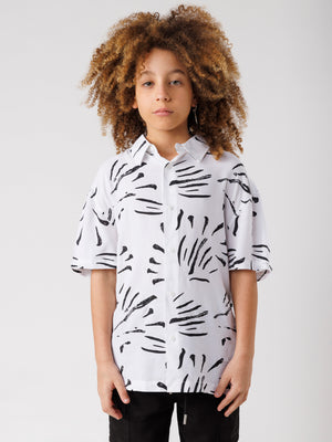 SHORT BUTTONED SHIRT White / 14