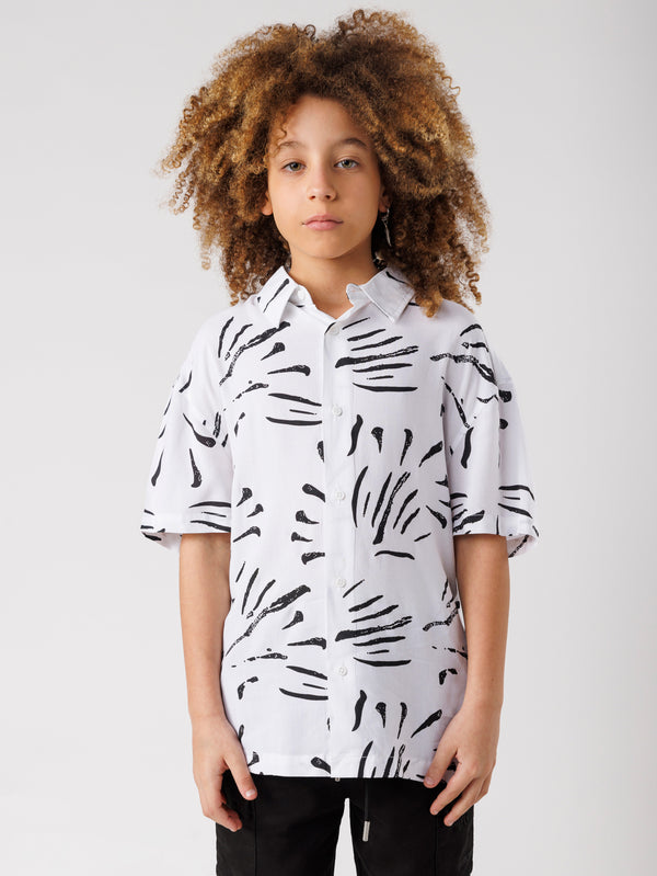 SHORT BUTTONED SHIRT White / 14