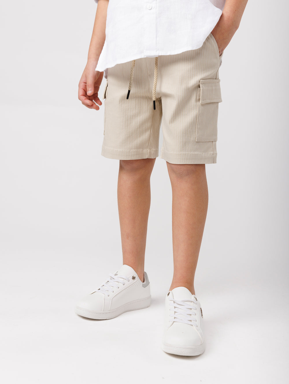 WOVEN BERMUDA Beige / 14