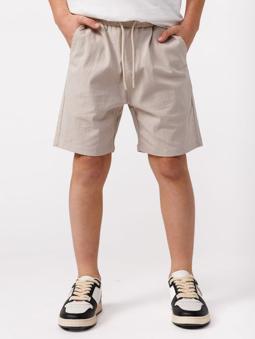 WOVEN BERMUDA Beige / 14