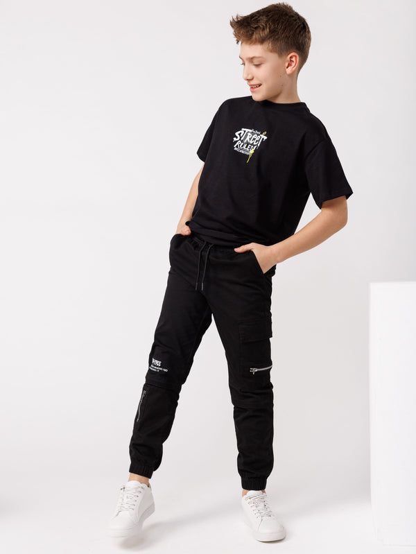 FASHION T-SHIRT Black / 14