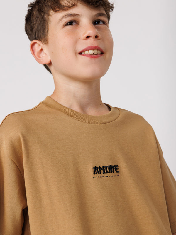 FASHION BASIC T-SHIRT Camel / 14