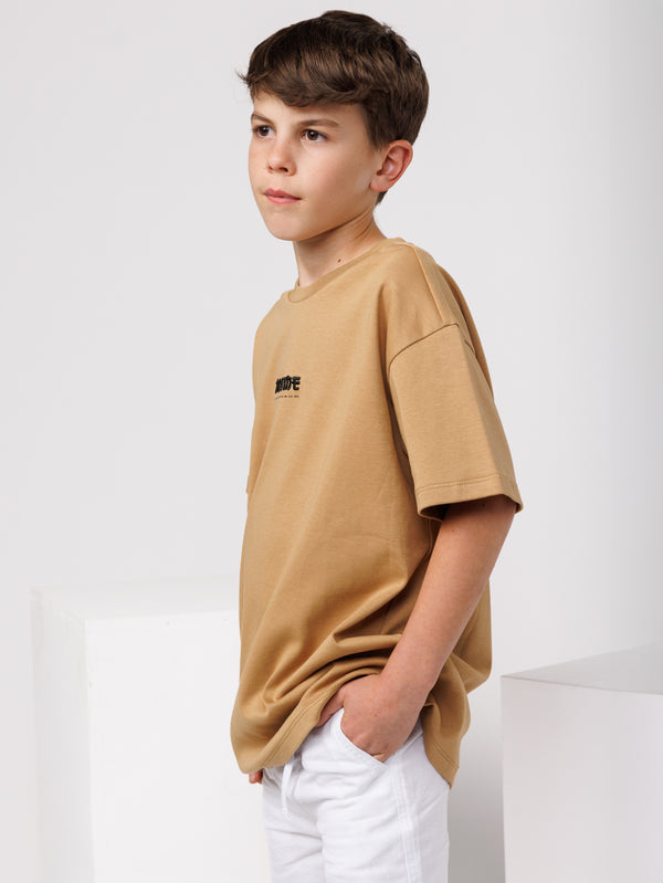 FASHION BASIC T-SHIRT Camel / 14
