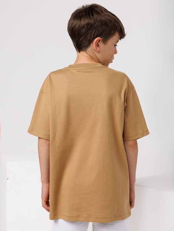FASHION BASIC T-SHIRT Camel / 14