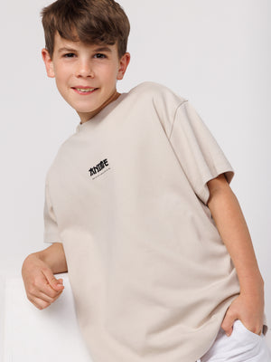 FASHION BASIC T-SHIRT Stone / 14