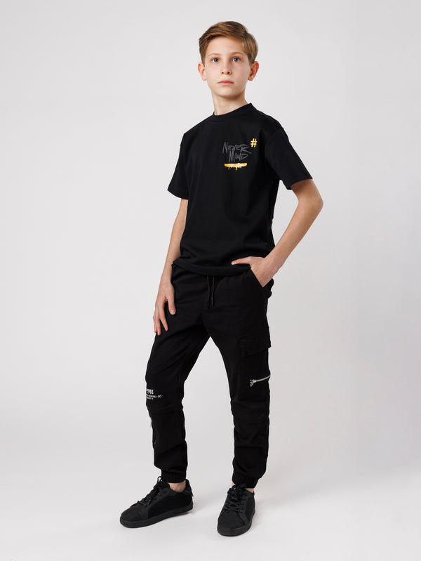 FASHION T-SHIRT Black / 14