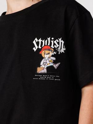 FASHION T-SHIRT Black / 14