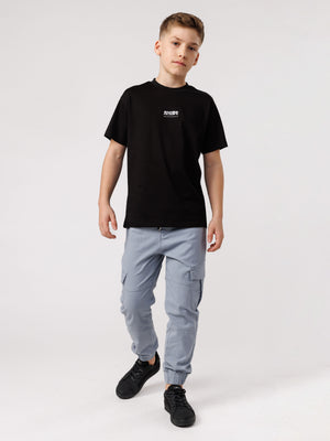 CARGO WOVEN PANTS Light Blue / 14