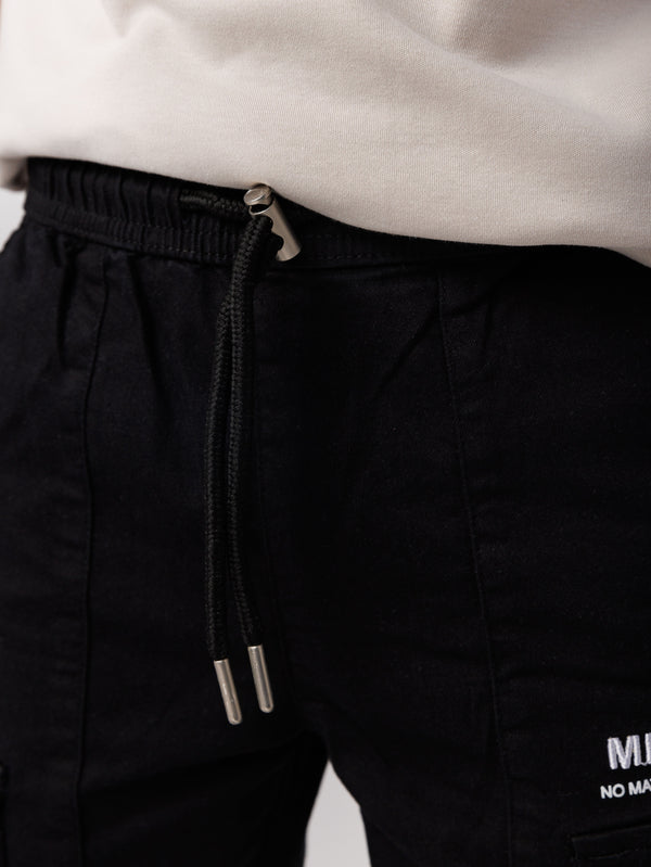 CARGO WOVEN PANTS Black / 14