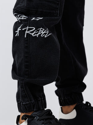 JOGG JEANS Black / 14