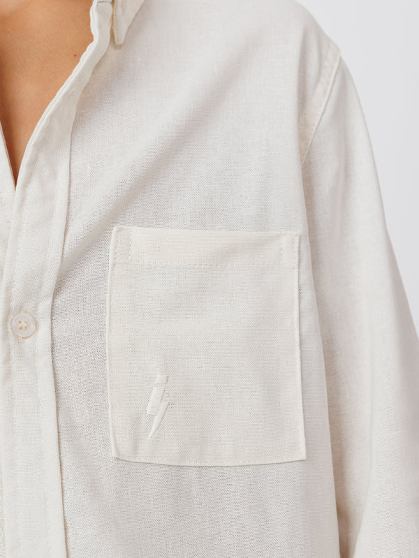 FASHION BUTTONNED SHIRTS Cream / 14