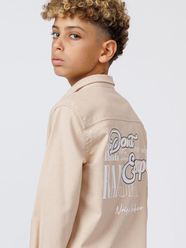 FASHION BUTTONNED SHIRTS Beige / 14