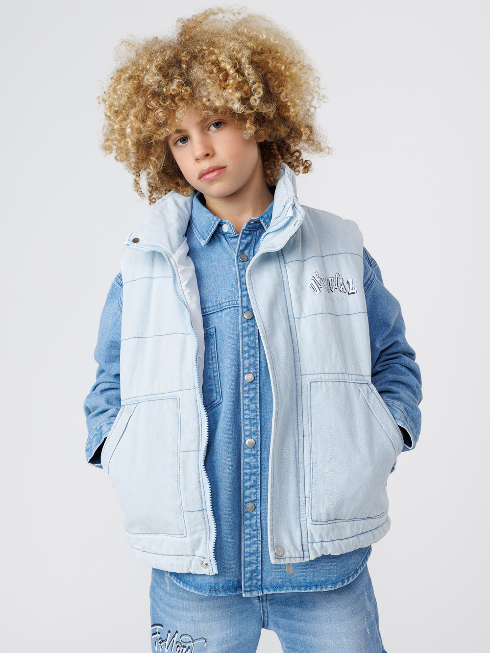 PUFFER VEST Blue / 14