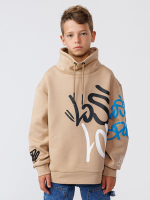 FASHION SWEATSHIRT Beige / 14