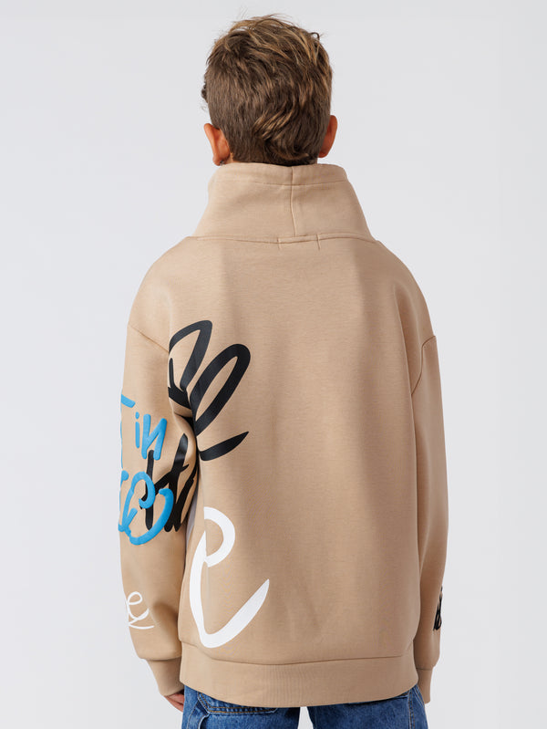 FASHION SWEATSHIRT Beige / 14