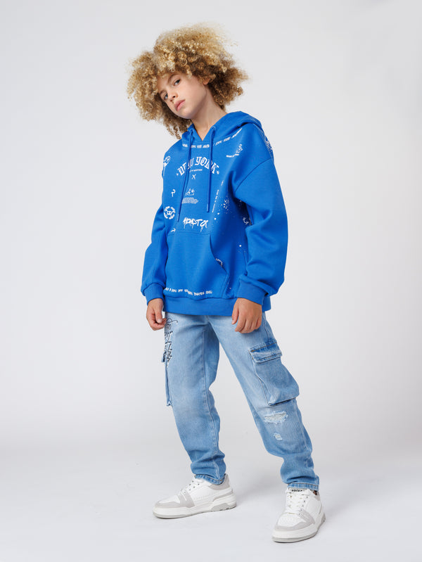 FASHION HOODIE Blue / 14