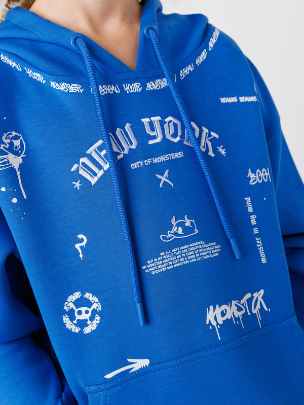 FASHION HOODIE Blue / 14