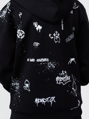 FASHION HOODIE Black / 14