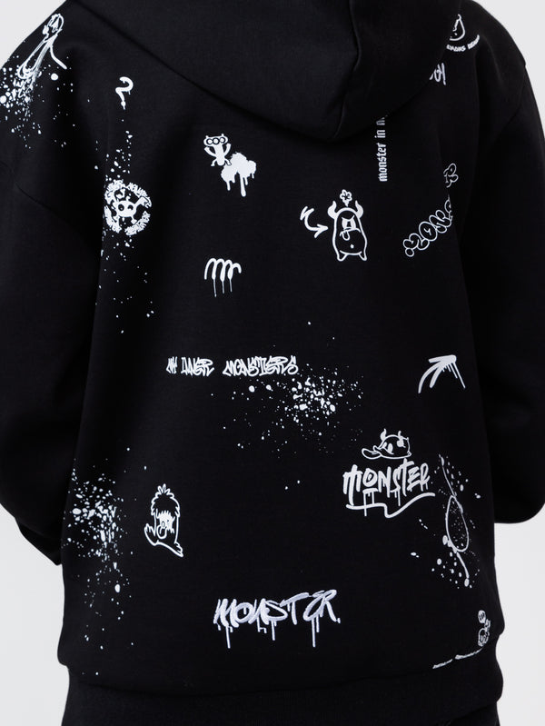 FASHION HOODIE Black / 14