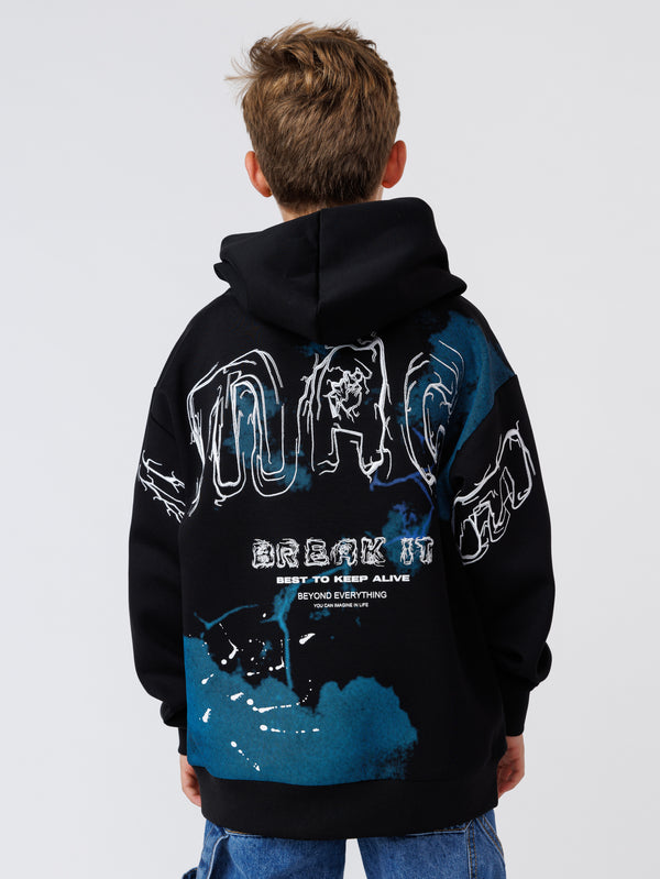 FASHION HOODIE Black / 14