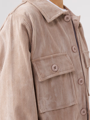 OVER SHIRT JACKET Stone / 14