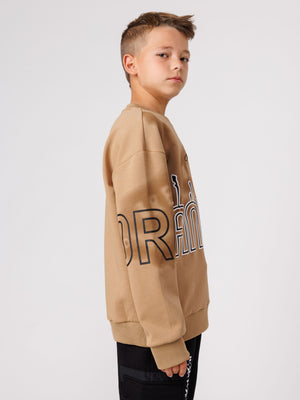 FASHION SWEATSHIRT Beige / 14