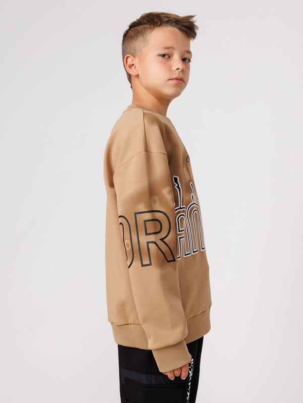 FASHION SWEATSHIRT Beige / 14
