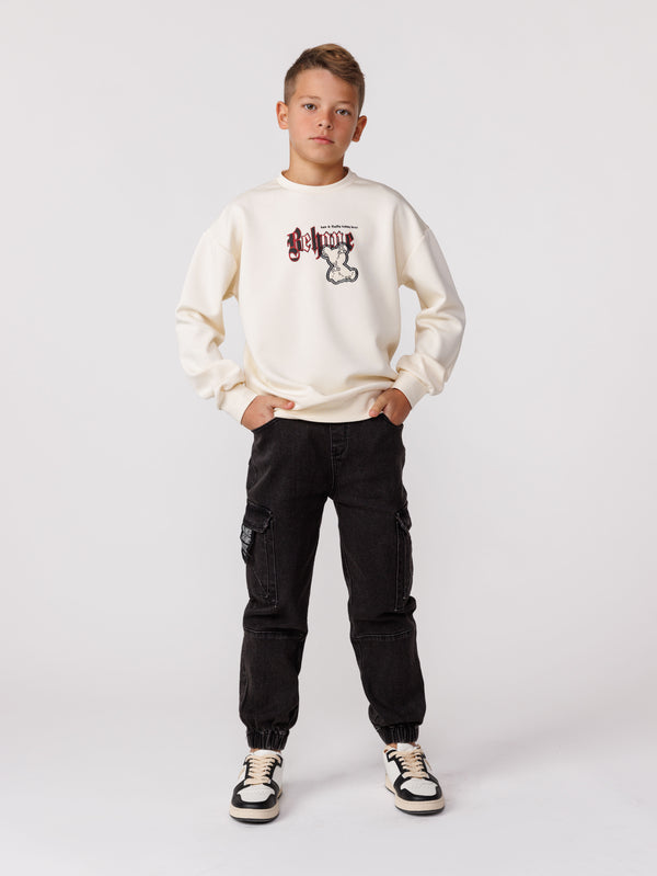 FASHION SWEATSHIRT Cream / 14