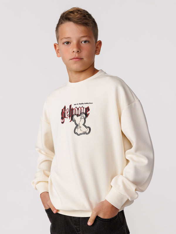 FASHION SWEATSHIRT Cream / 14