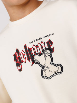 FASHION SWEATSHIRT Cream / 14