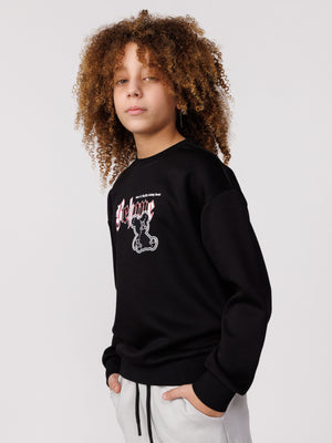 FASHION SWEATSHIRT Black / 14
