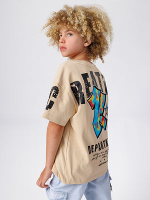 FASHION T-SHIRT Beige / 14