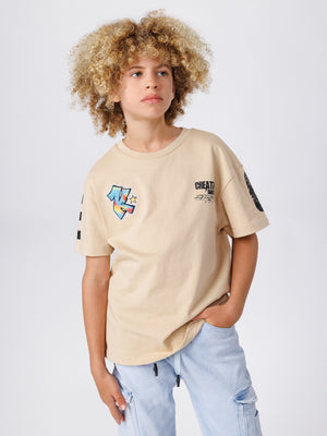 FASHION T-SHIRT Beige / 14