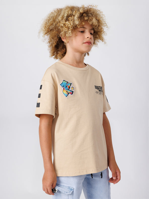 FASHION T-SHIRT Beige / 14