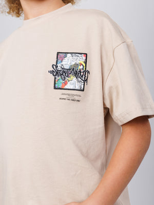 FASHION T-SHIRT Beige / 14