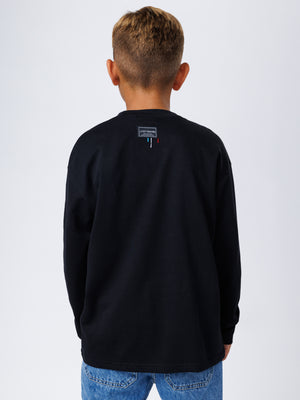 LONG FASHION SLEEVE T Black / 14