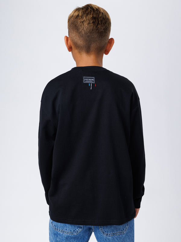 LONG FASHION SLEEVE T Black / 14
