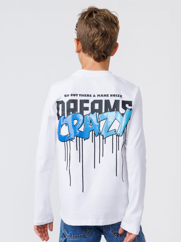 LONG FASHION SLEEVE T White / 14
