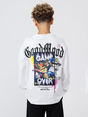 LONG FASHION SLEEVE T White / 14