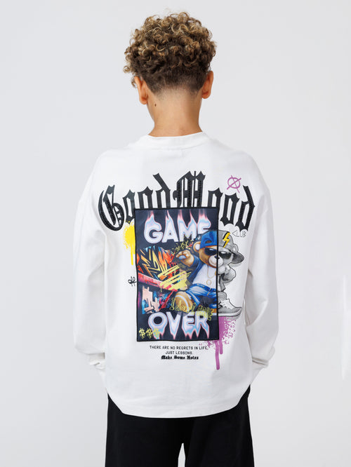 LONG FASHION SLEEVE T White / 14